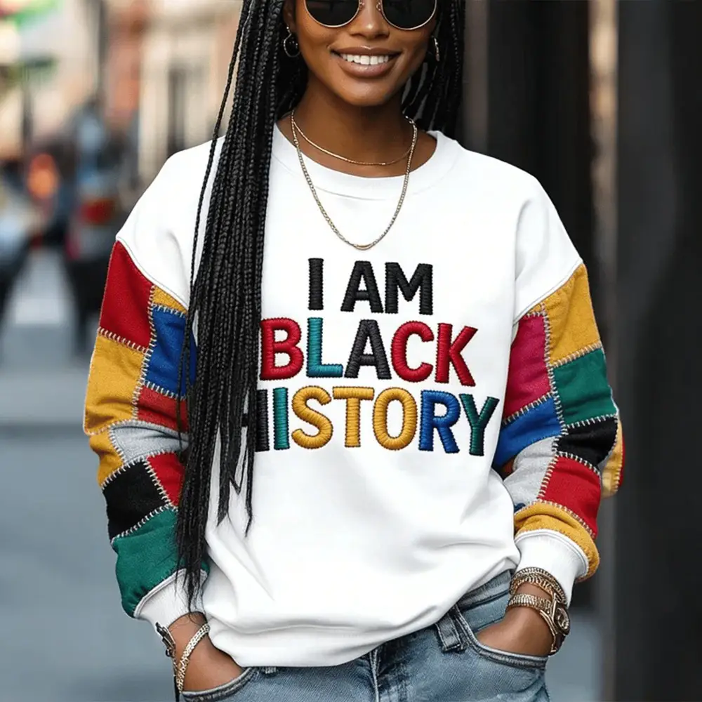 I Am Black History Sweatshirt Black History Month Clothing African Pride Merch I Am Black History Sweatshirt Black History Month Clothing African Pride Merch - Image 1