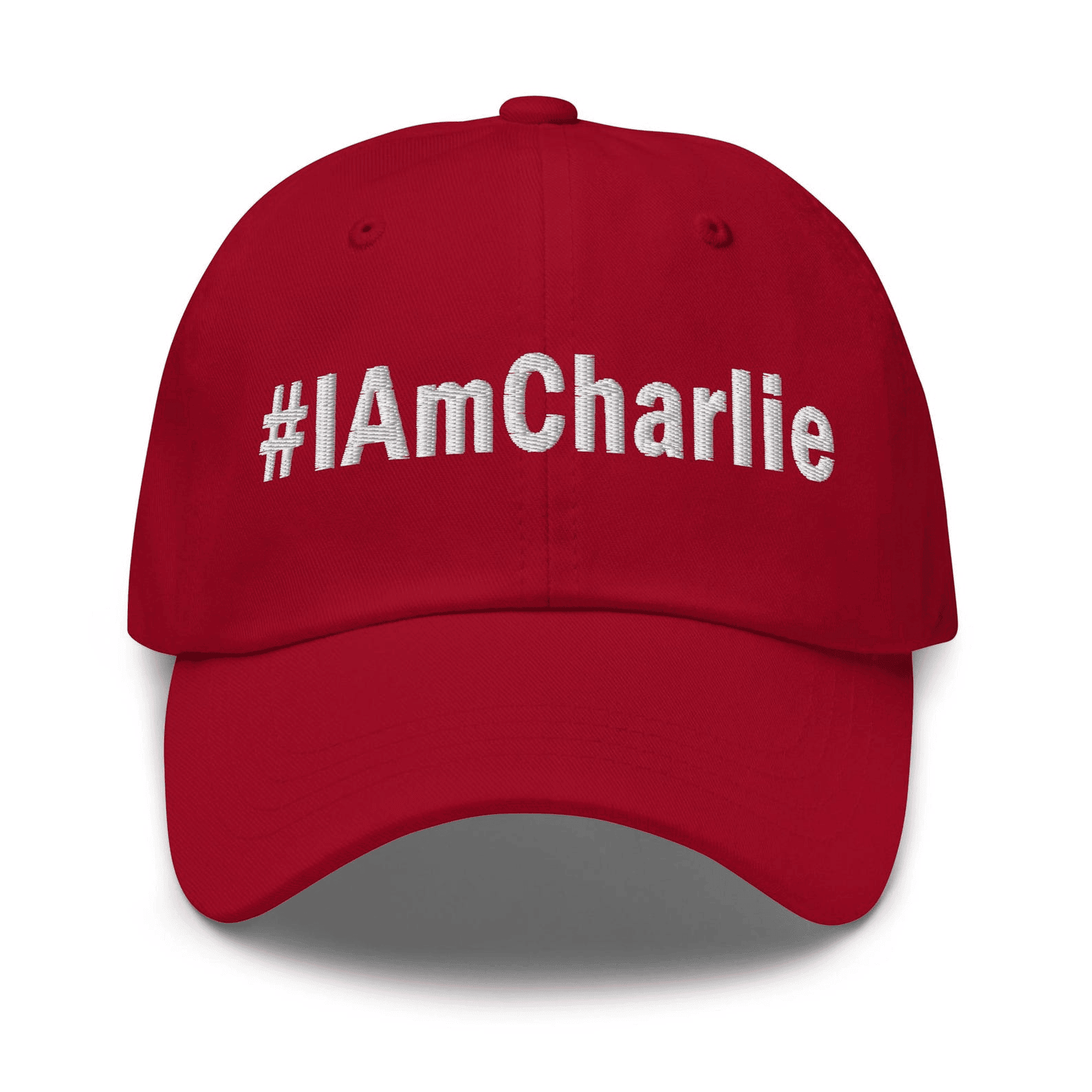 I Am Charlie Embroided Hat Charlie Kirk Supporter Cap