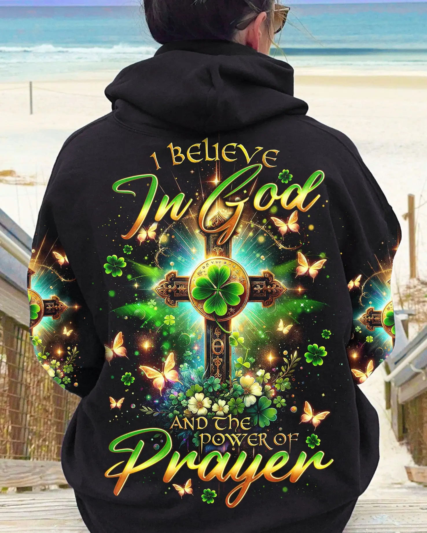 I Believe In God Patricks Day Hoodie Best Idea Gifts For Men