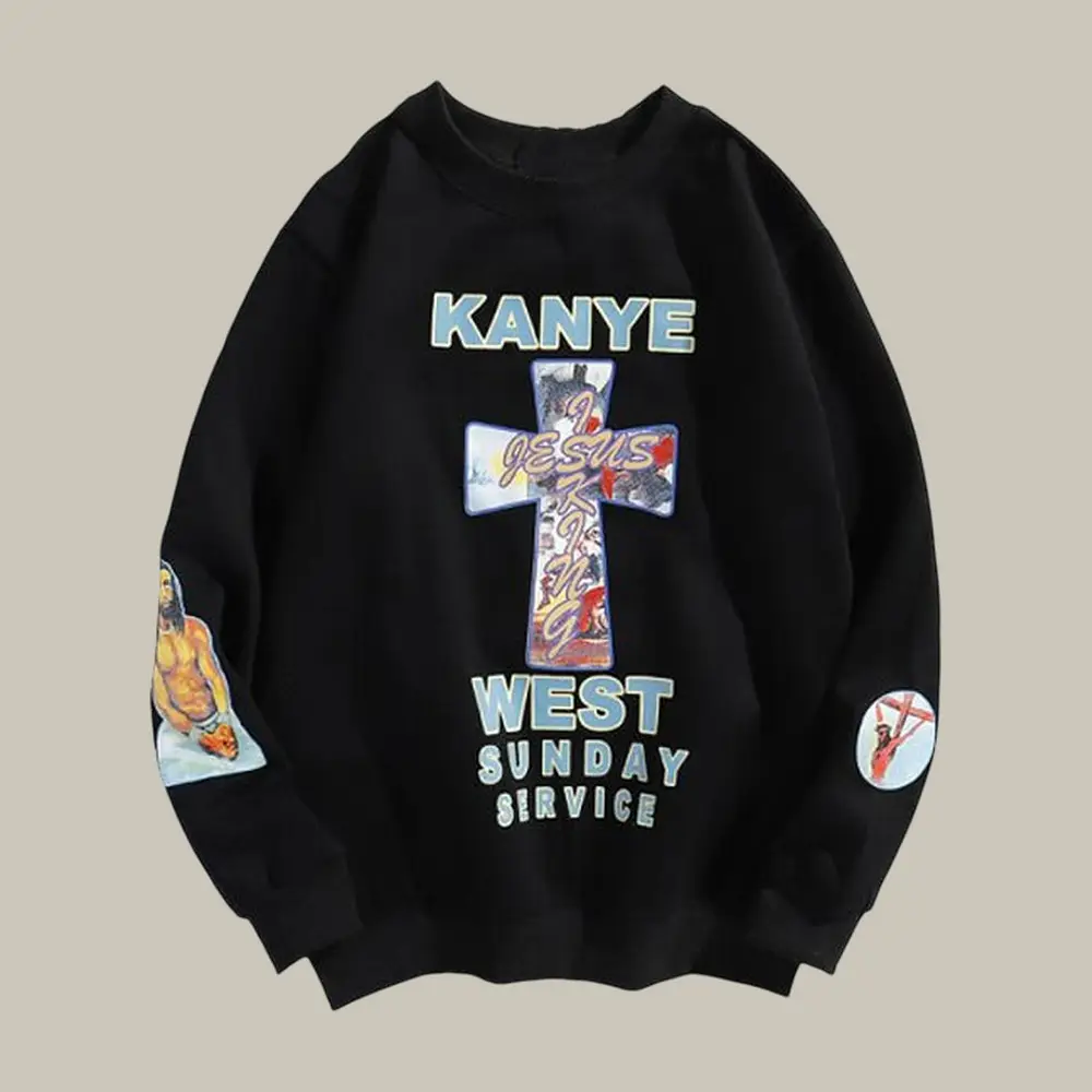 I Jesus King Sunday Service Kanye West Sweatshirt Kanye West World Tour 2026 Merch Gift For Fans