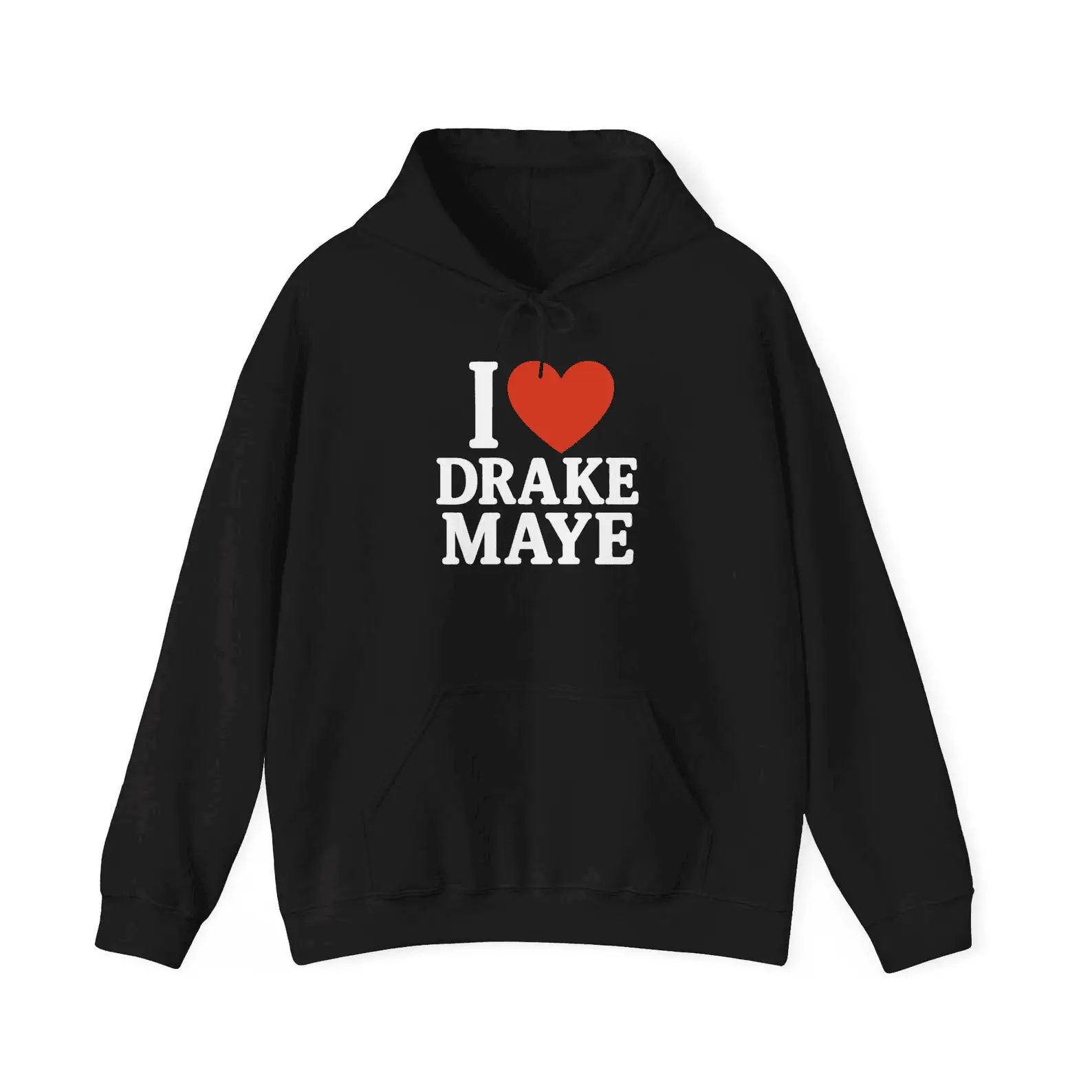 I Love Drake Maye Hoodie New England Patriots Clothing Gifts For Drake Maye Fans