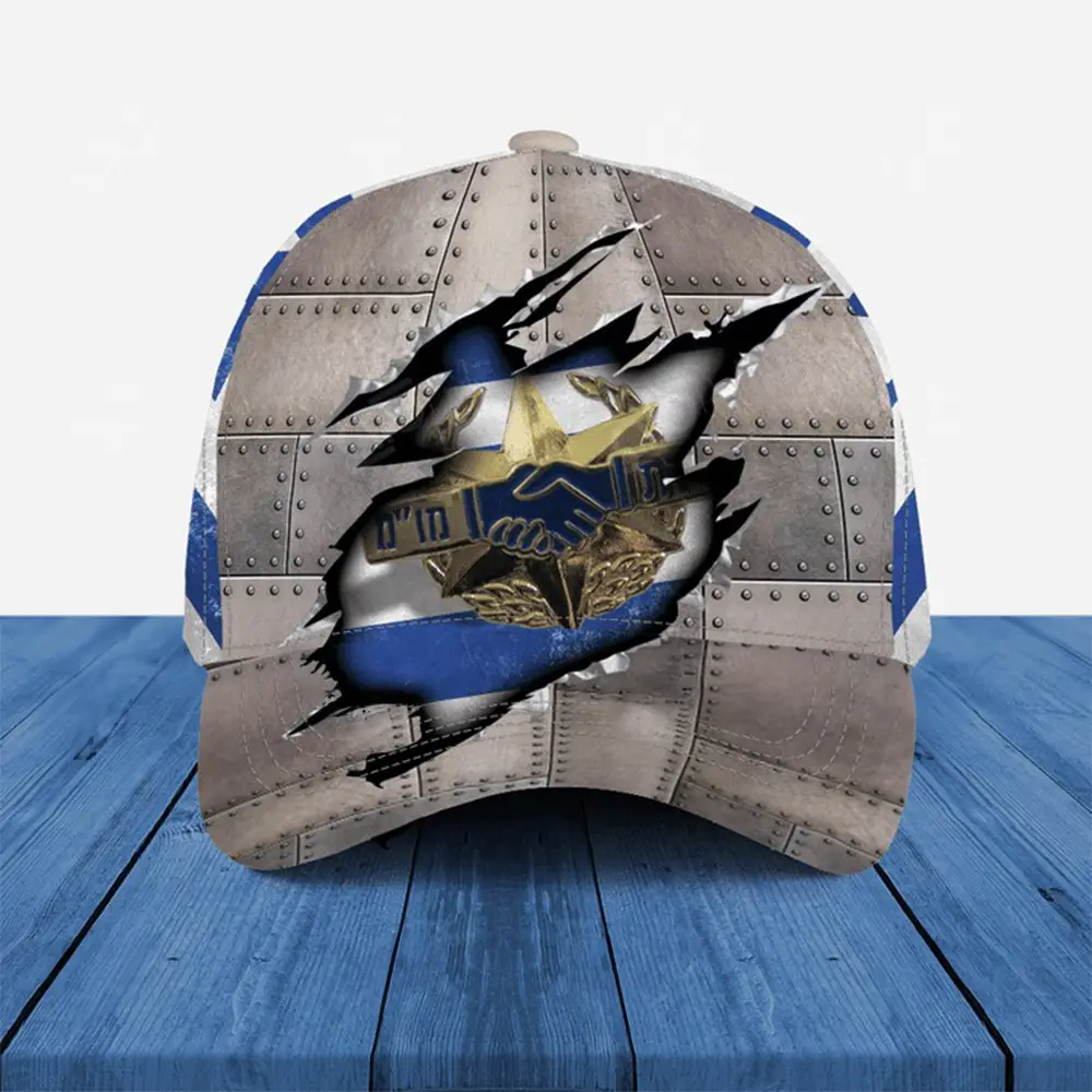 I Stand With Israel Hat Israeli Flag Israel Police Logo Hat Israeli Merchandise