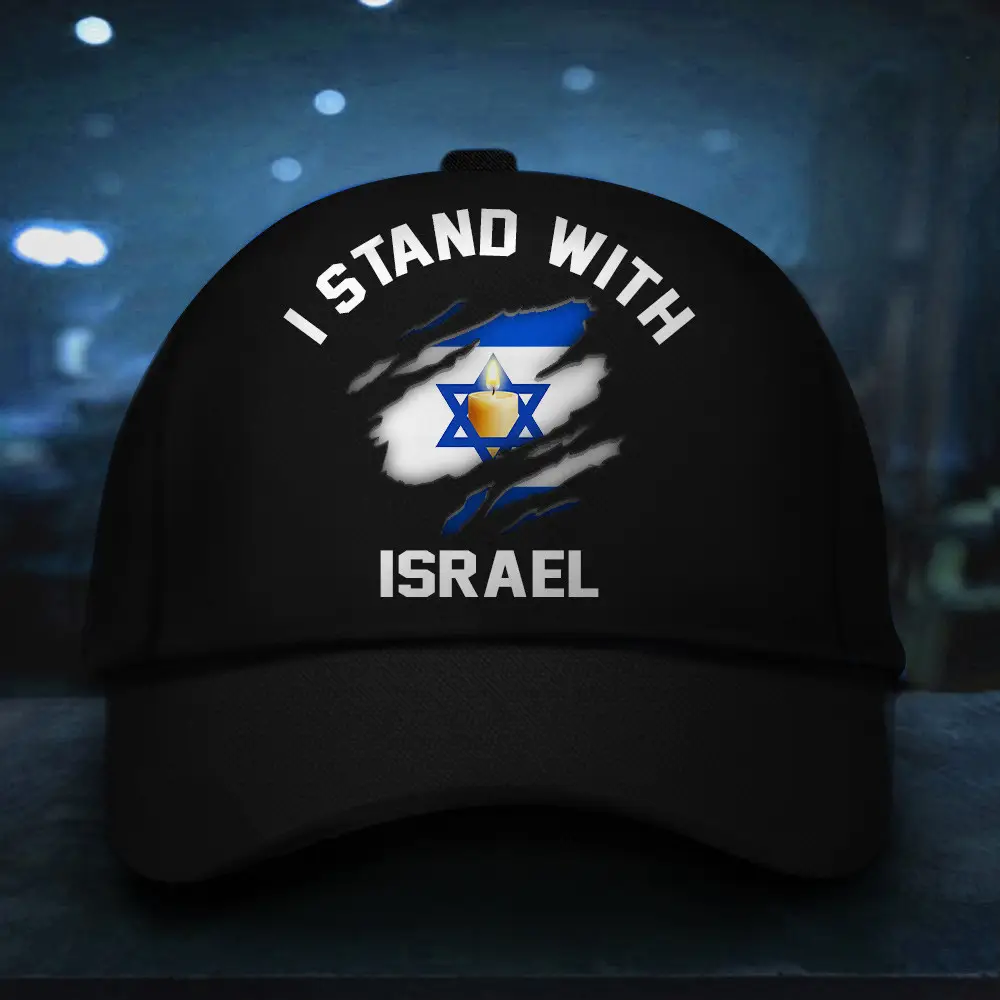 I Stand With Israel Hat Support Pray For Israel Jewish Cap Merchandise I Stand With Israel Hat Support Pray For Israel Jewish Cap Merchandise - Image 1
