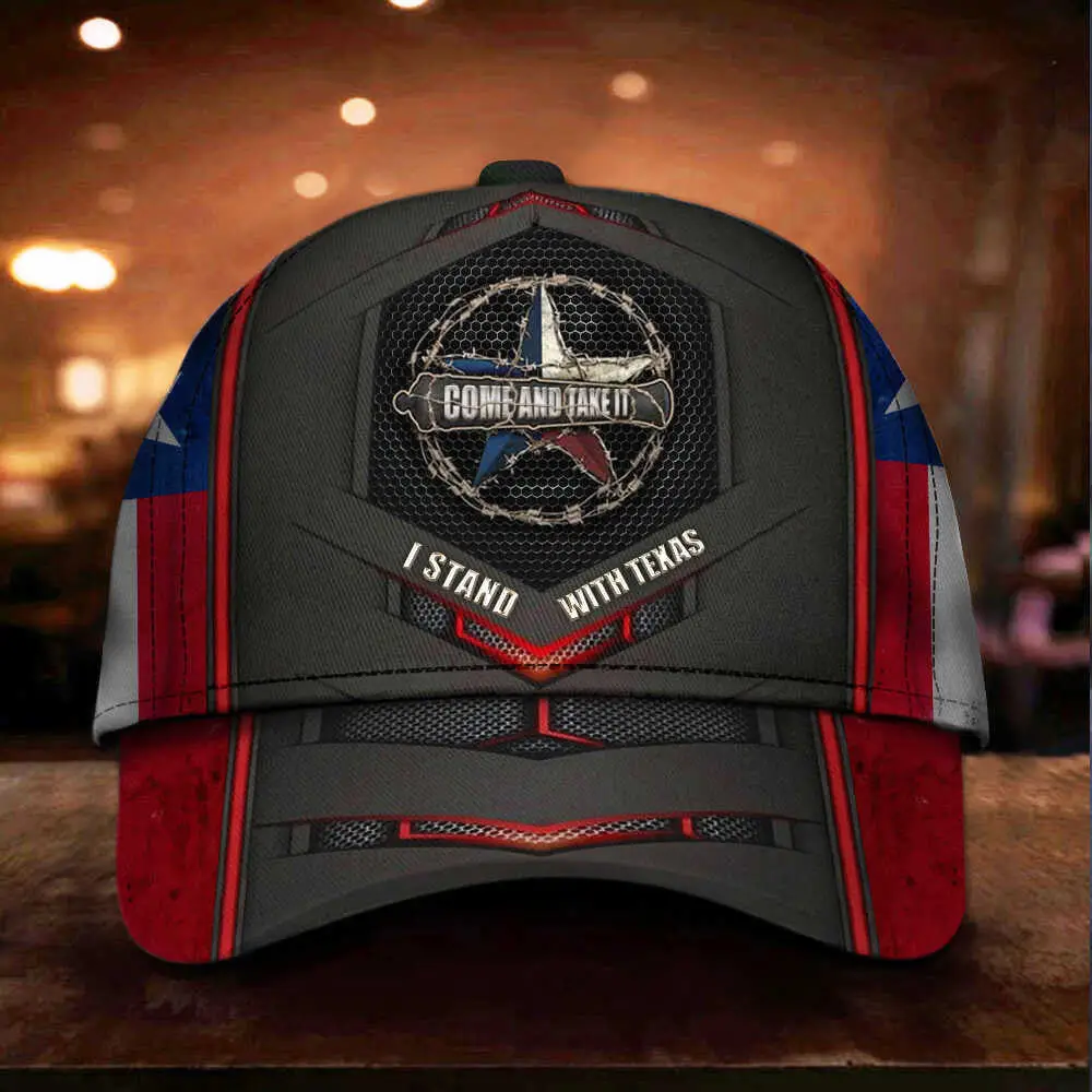 I Stand With Texas Hat Come And Take It Barbed Wire Hat Political Merch Gifts For Texans -WearandDecor I Stand With Texas Hat Come And Take It Barbed Wire Hat Political Merch Gifts For Texans -WearandDecor - Image 1