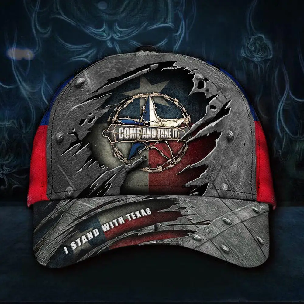 I Stand With Texas Hat Come And Take It Hat Texas Barbed Wire Cap MAGA Merch -WearandDecor I Stand With Texas Hat Come And Take It Hat Texas Barbed Wire Cap MAGA Merch -WearandDecor - Image 1