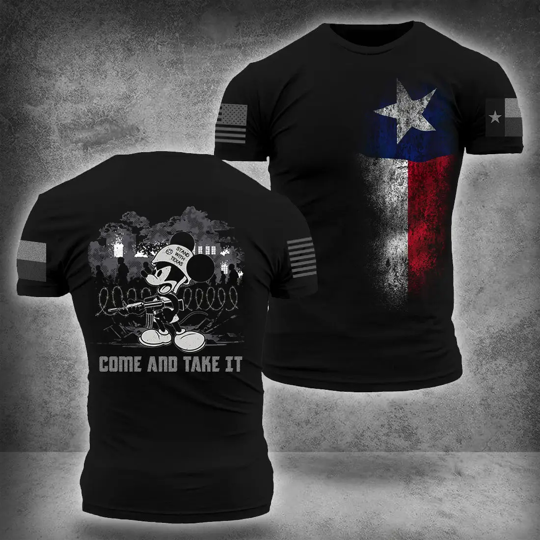 I Stand With Texas Shirt Come And Take It Razor Wire T-Shirt MAGA Merch For Texans