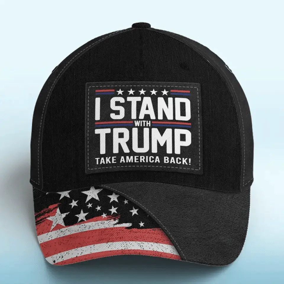 I Stand With Trump Hat Take America Back Donald Trump Hat Gifts For MAGA Supporters