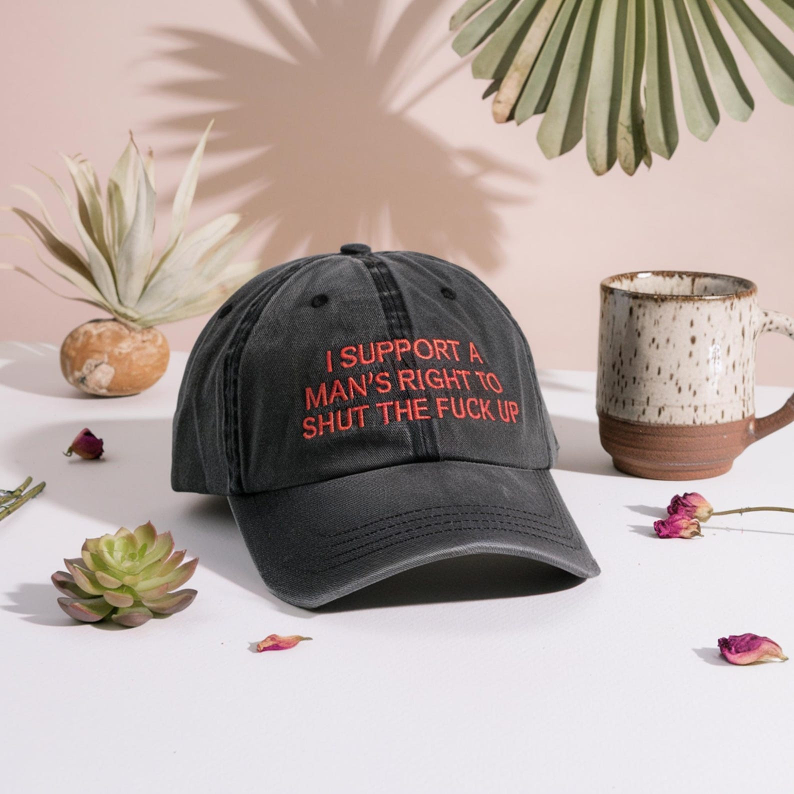 I Support A Man Right To STFU Ball Cap Special Gift Ideas For Your Sisters