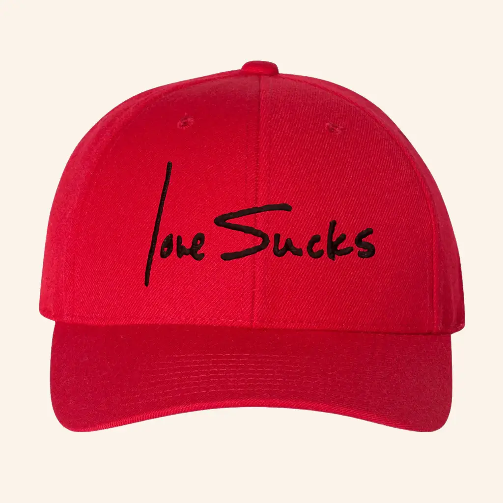 Ian Somerhalder Merch Love Sucks Embroidered Hat Christmas Present Ideas For Boyfriend - Wear&Decor