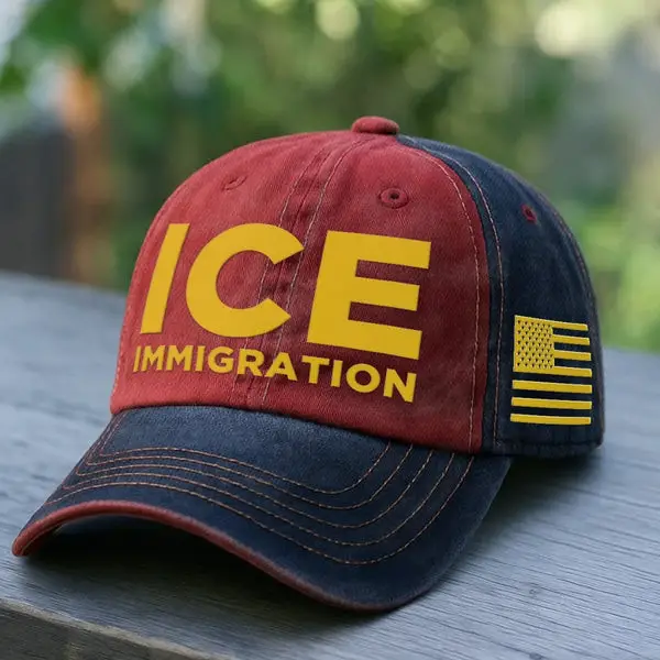 ICE Immigration Hat I Stand With ICE Patriotic Hat Gift Ideas For Dad