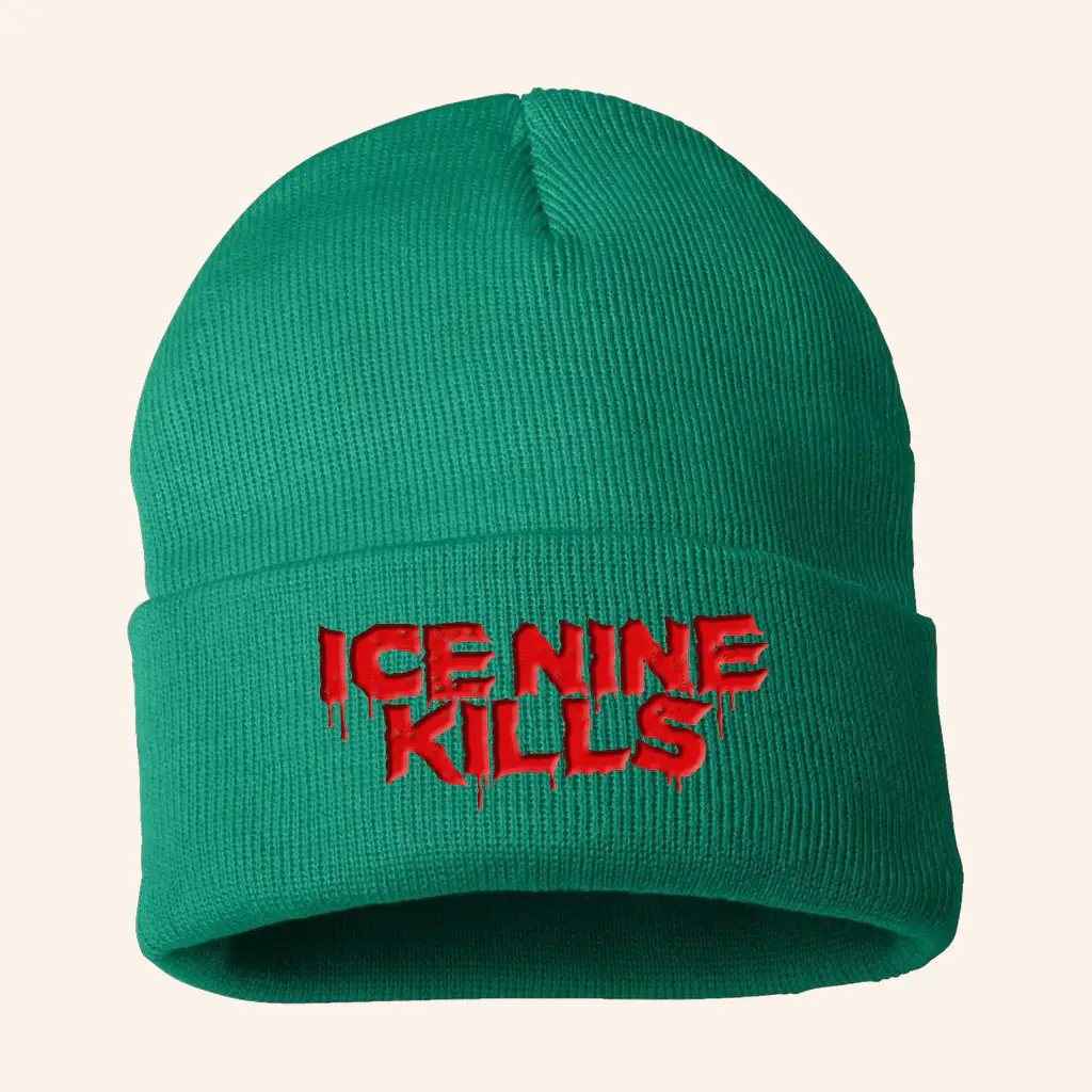 Ice Nine Kills Merch Horrordays Greenie Beanie Christmas Gift Ideas For Friends - Wear&Decor