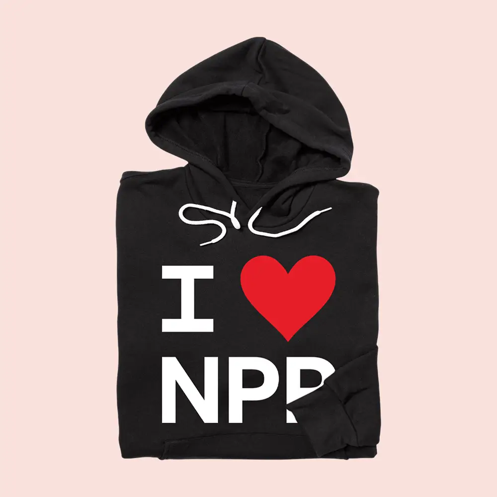 Iconic Bit Of NPR Merch I Heart NPR Hoodie Gifts For Radio Lovers
