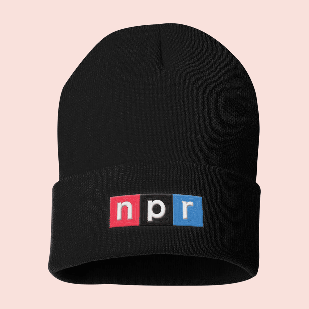 Iconic Bit Of NPR Merch NPR Full Color Logo Beanie Gifts Ideas For NPR Fans