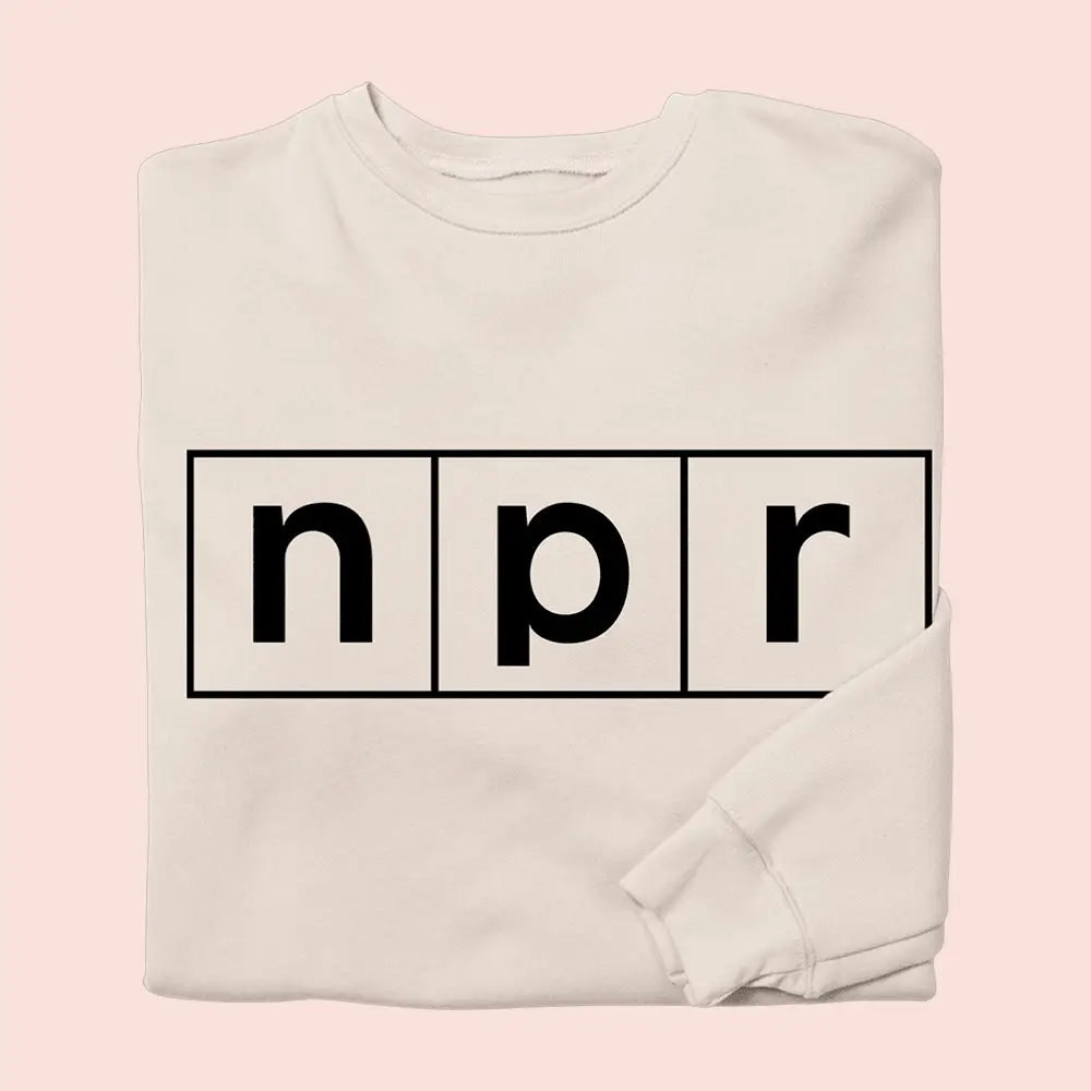 Iconic Bit Of NPR Merch NPR Logo Sweatshirt Gifts For My Husband