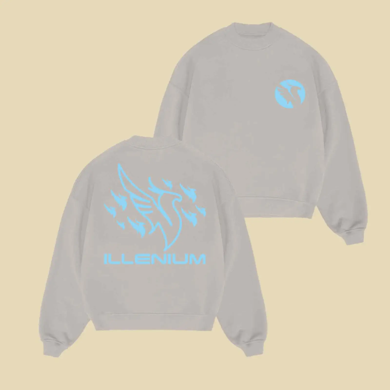 Illenium Merch Phoenix Sweatshirt Illenium Presents Odyssey Tour Apparel Gift For Fans