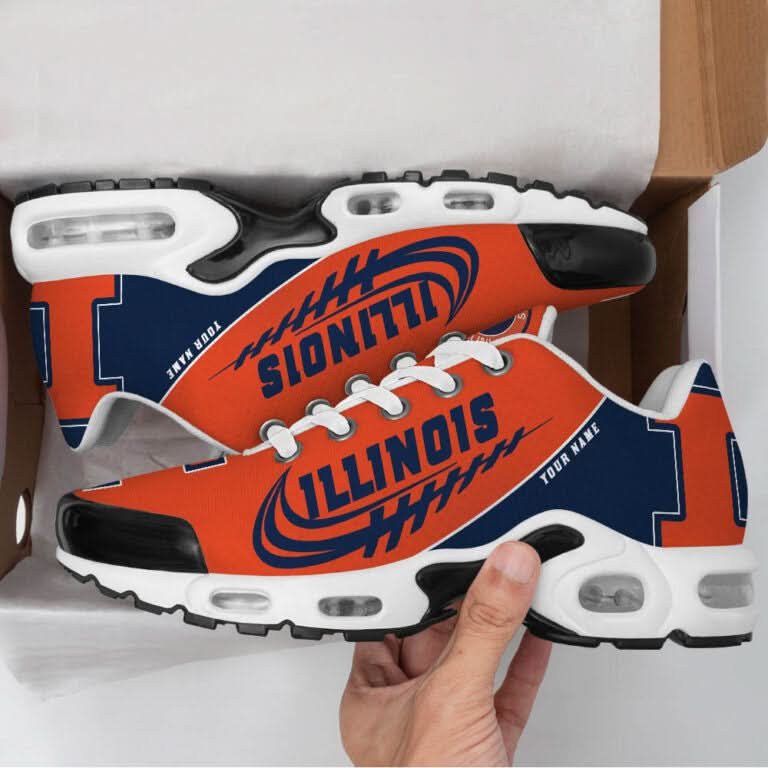 Illinois Fighting Illini-custom Name-tn Shoes Illinois Fighting Illini-custom Name-tn Shoes - Image 1