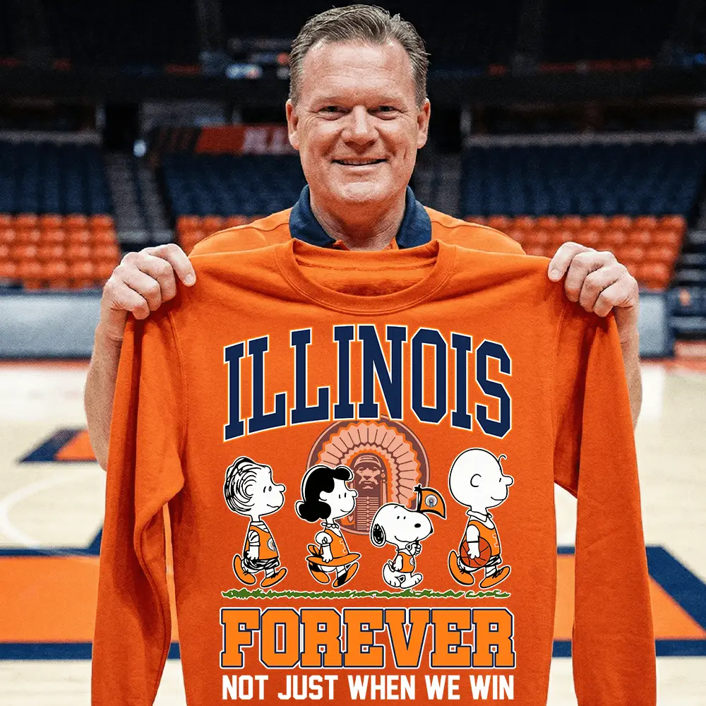 Illinois Forever Illinois 2026 March Madness Sweatshirt Game Day Clothing Basketball Gear Illinois Forever Illinois 2026 March Madness Sweatshirt Game Day Clothing Basketball Gear - Image 1