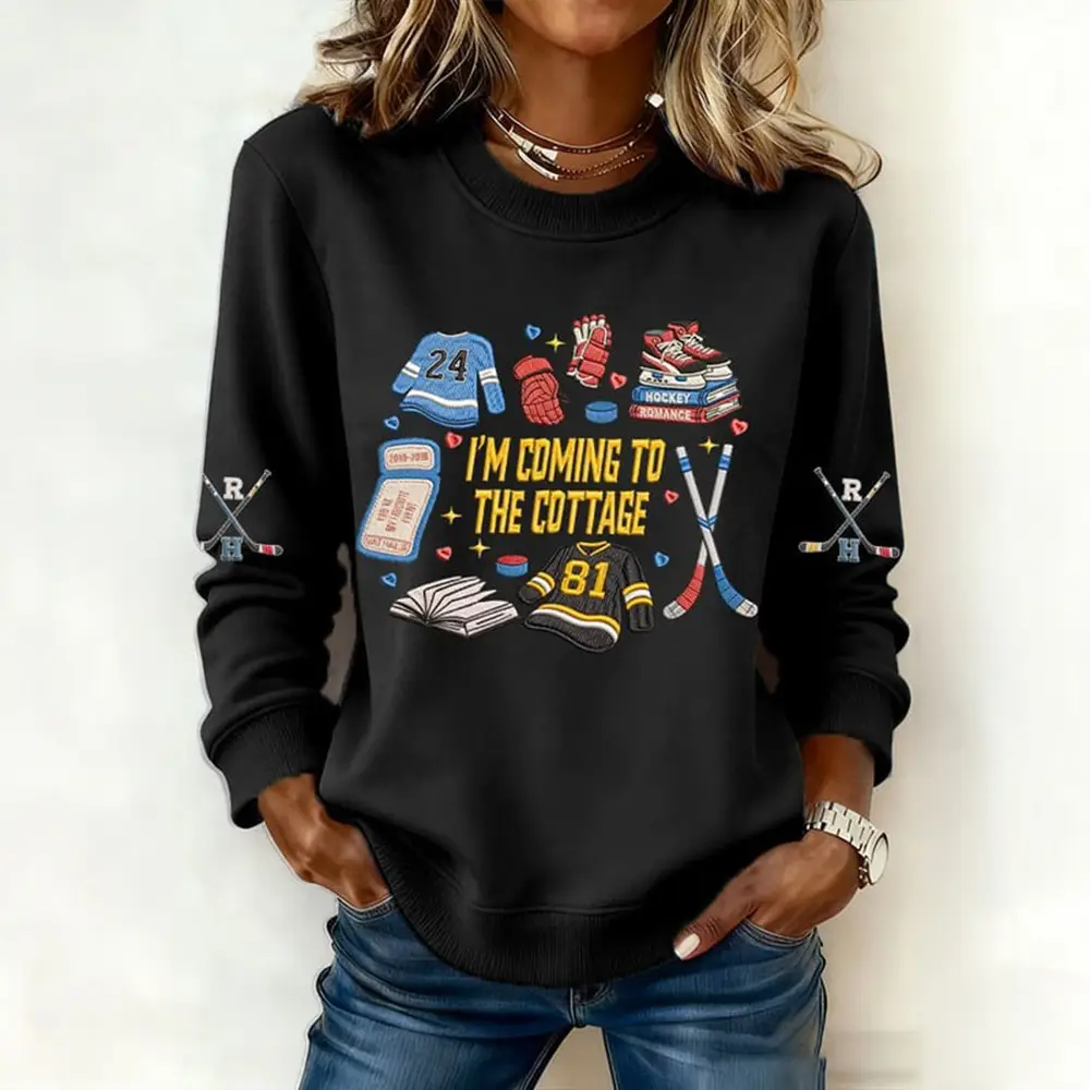 I'm Coming To The Cottage Sweatshirt Heated Rivalry Merch Hockey Romance Gift Ideas I'm Coming To The Cottage Sweatshirt Heated Rivalry Merch Hockey Romance Gift Ideas - Image 1
