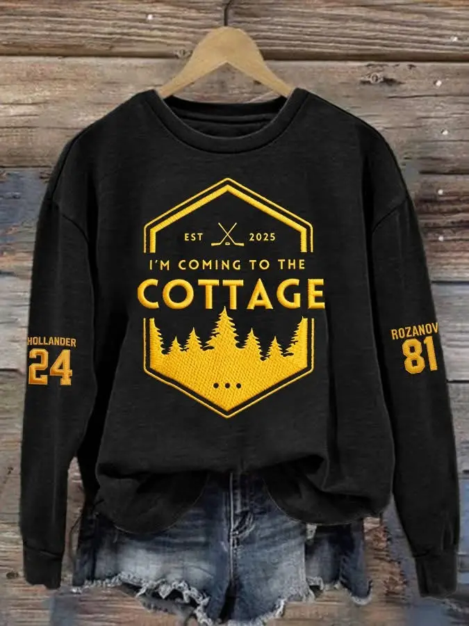 I'm Coming To The Cottage Sweatshirt Hollander 24 Rozanov 81 Heated Rivalry Merch Fan Gifts