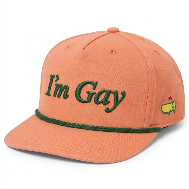 I'm Gay Golf Masters Rope Baseball Cap Masters Golf Merch Gifts For Teens