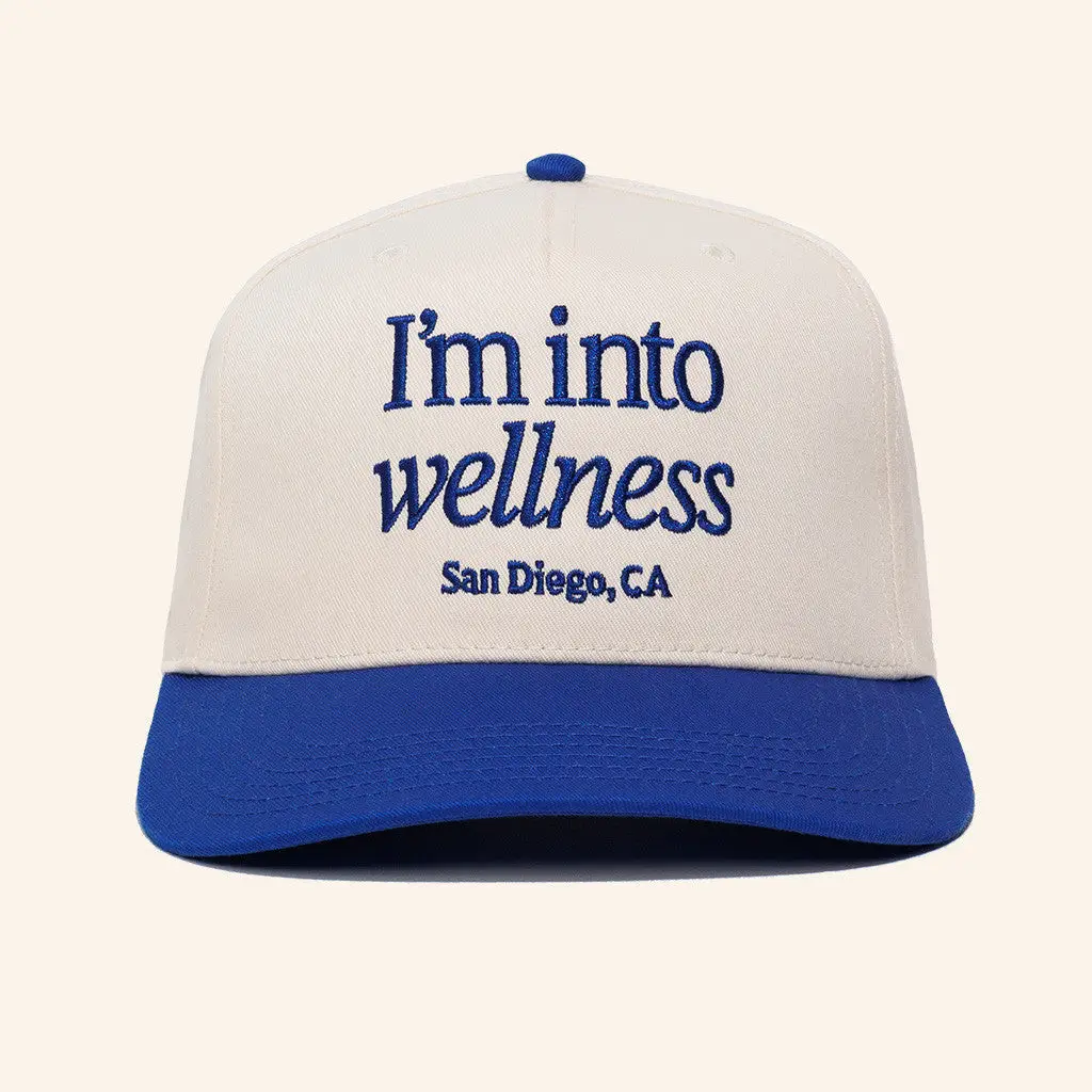 I'm Into Wellness Hat Embroidered San Diego CA Hat Gifts For Friends -WearandDecor