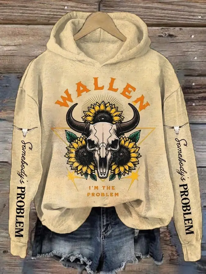 I'm The Problem Somebody's Problem Hoodie Gifts For Morgan Wallen Country Music Fans