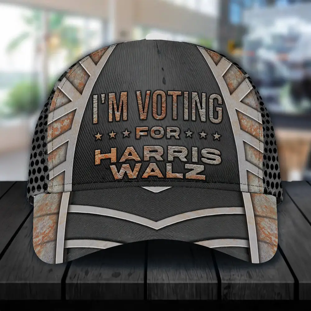 I'm Voting For Harris Walz Hat Harris Walz 2024 Hat Patriot Merchandise