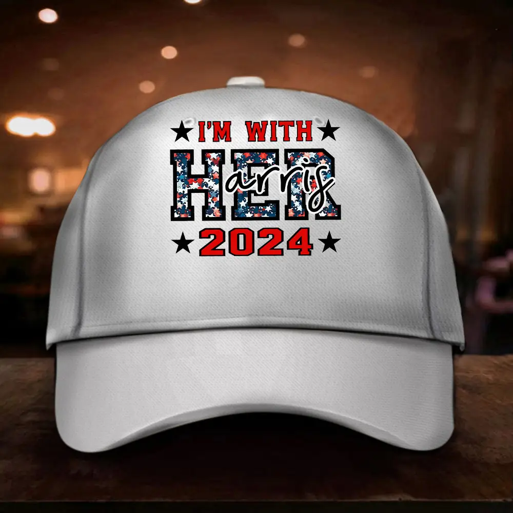 I'm With Her Harris 2024 Hat Kamala Harris For President Hat Support Democratic