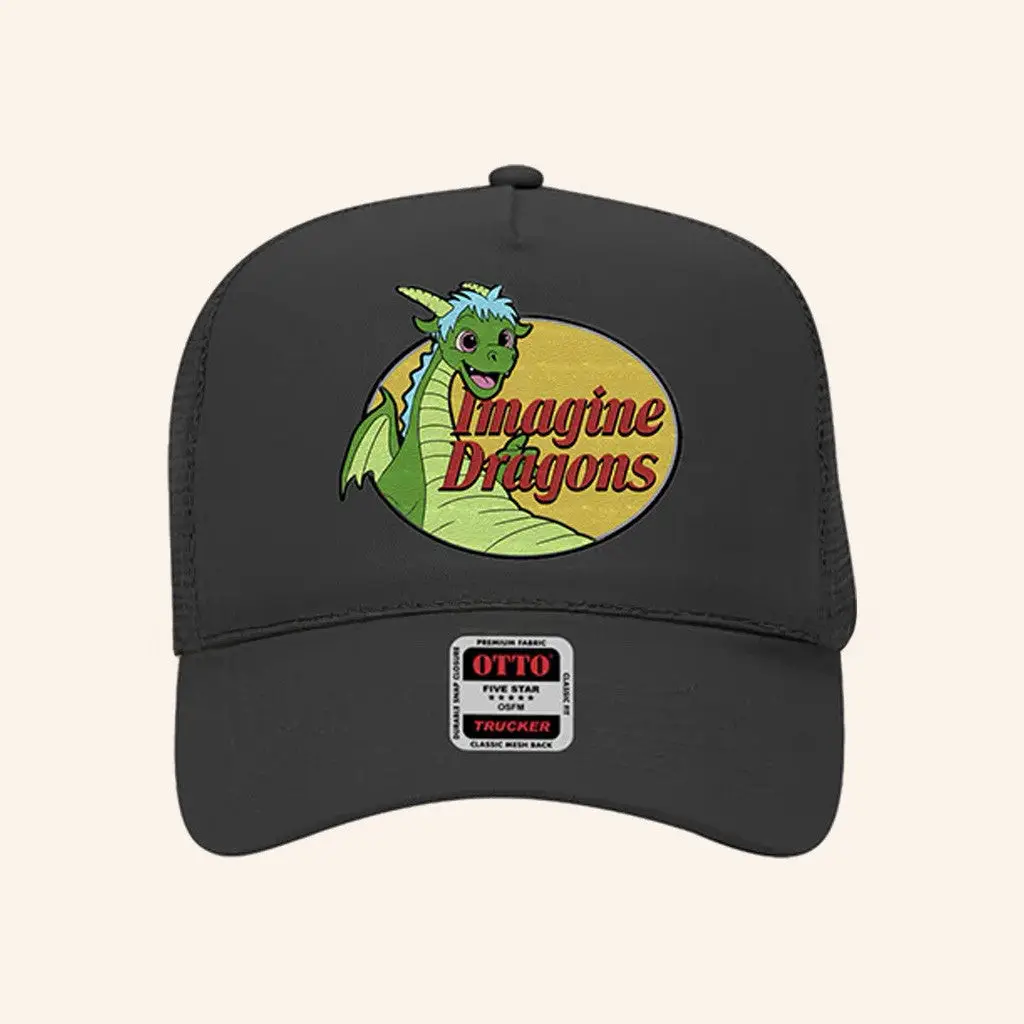 Imagine Dragons Merch Imagine Dragons Trucker Hat Unique Gifts For Husband -WearandDecor