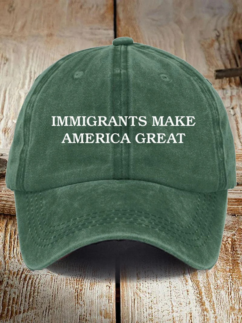Immigrants Make America Great Baseball Cap No Kings Hat Gift For Anti Trump