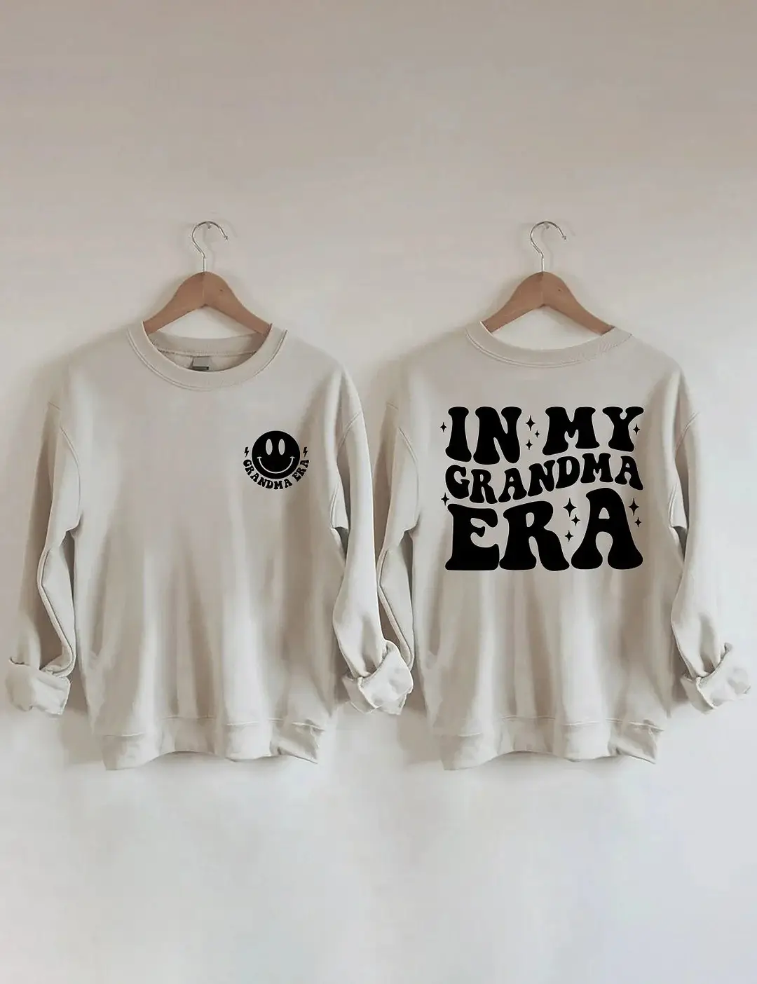 In My Grandma Era Sweatshirt Proud New Grandma Sweatshirt Best Gift For Nana