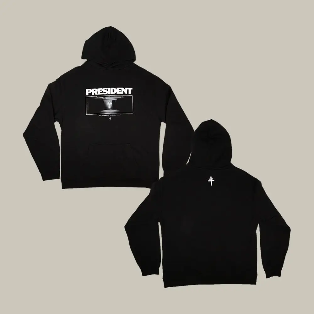 Inaugural EU Rally PRESIDENT Hoodie Metal Band Apparel PRESIDENT Lover Gift For Boyfriend