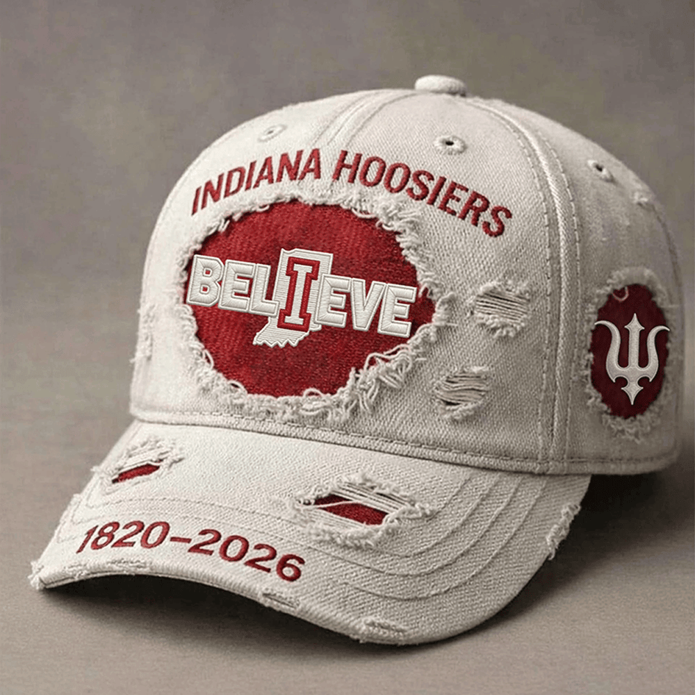 Indiana Hoosiers 1820 2026 Football Hat Indiana Hoosiers Champs Baseball Cap Fan Gear
