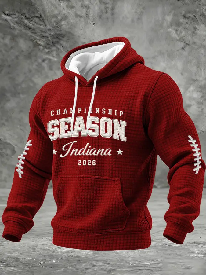 Indiana Hoosiers Champions Season 2026 Hoodie Indiana Hoosiers Merch Gift For Him