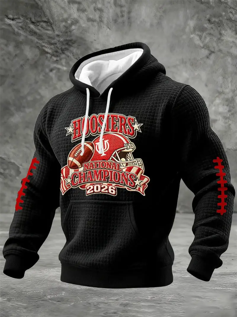 Indiana Hoosiers Football Hoodie Hoosiers National Champions 2026 Merch Gift