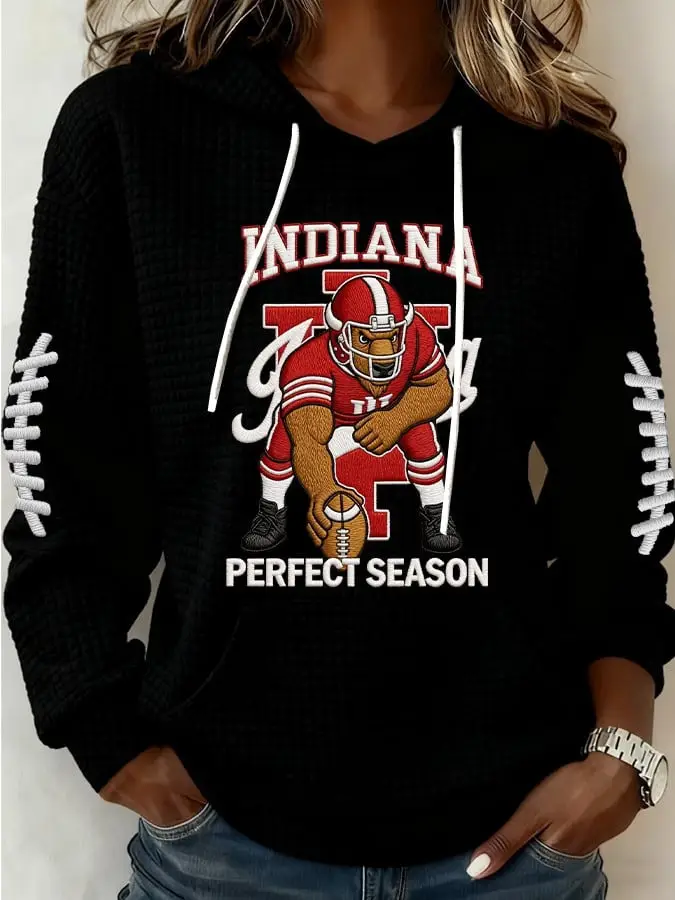 Indiana Hoosiers Football Hoodie Indiana Perfect Season Clothing Ideas For Fans