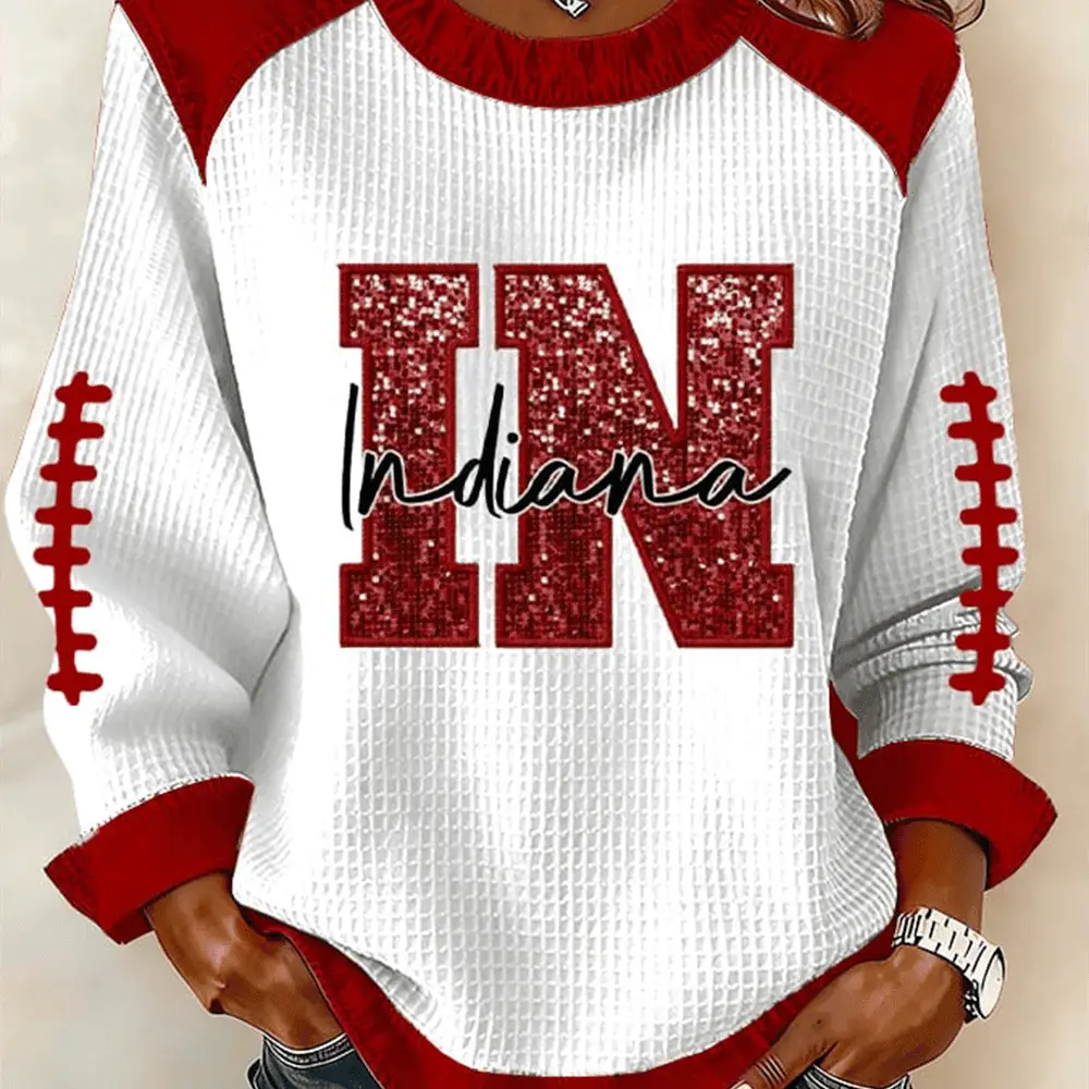 Indiana Hoosiers Game Day Sweatshirt Football Merch Best Fan Gear Indiana Hoosiers Game Day Sweatshirt Football Merch Best Fan Gear - Image 1