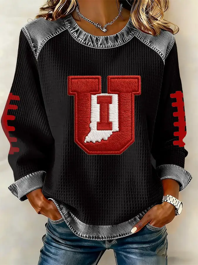 Indiana Hoosiers Game Day Sweatshirt Football Merch Indiana Hoosiers Outfits