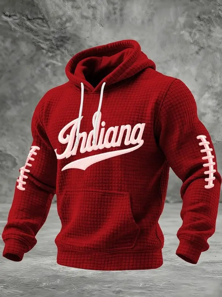 Indiana Hoosiers Hoodie Football Game Day Clothing Hoosiers Merch Present For Fans