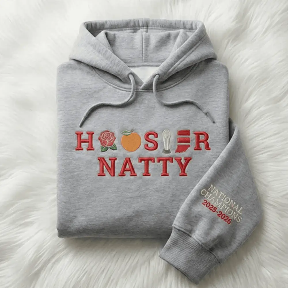 Indiana Hoosiers National Champions Hoodie Indiana Hoosiers Game Day Hooded Sweatshirt Football Gear