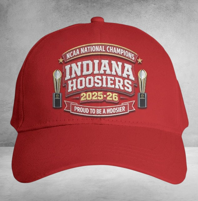 Indiana Hoosiers National Championship Hat NCAA National Champions Cap Gift For Fans
