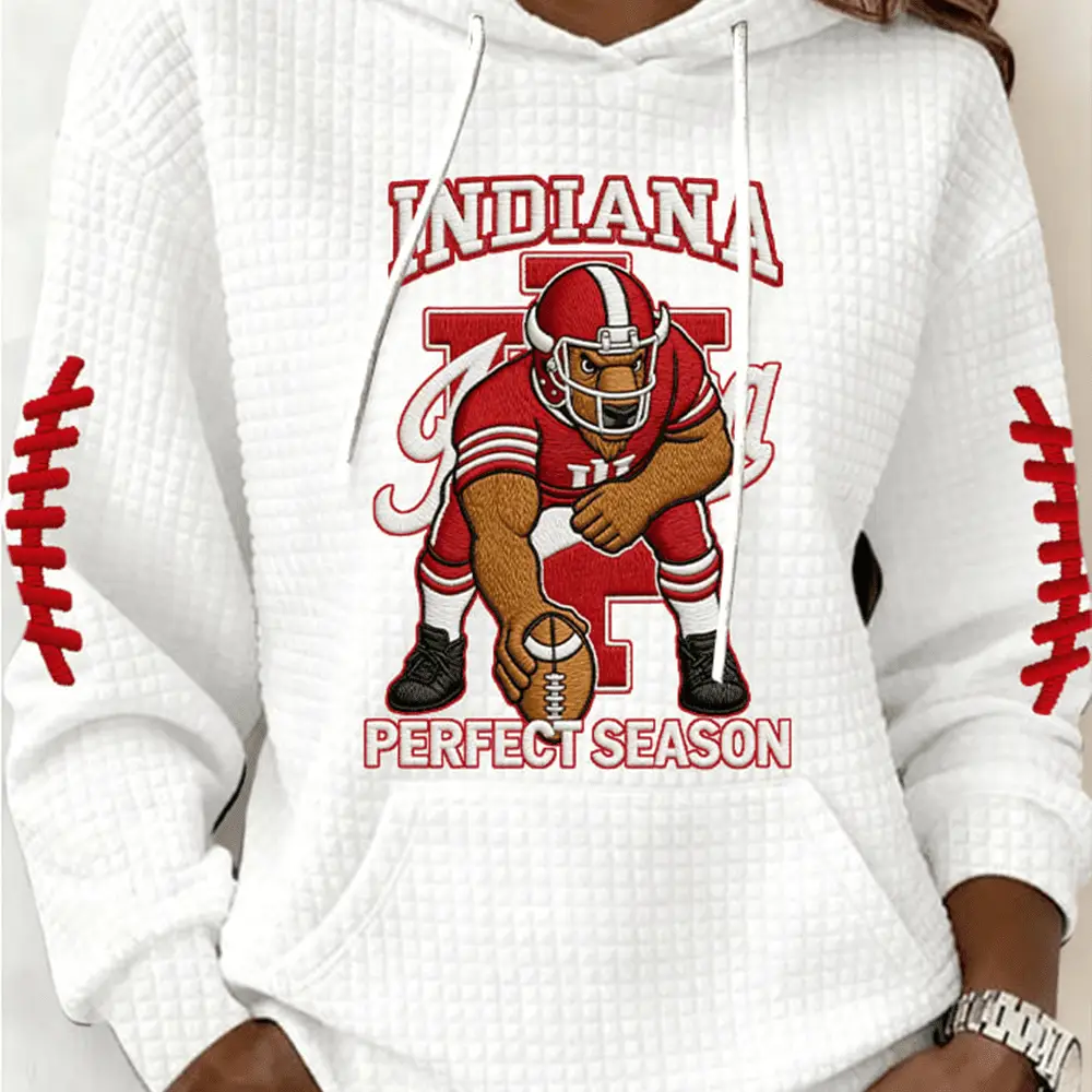 Indiana Perfect Season Hoodie Indiana Hoosiers Apparel Football Fan Presents