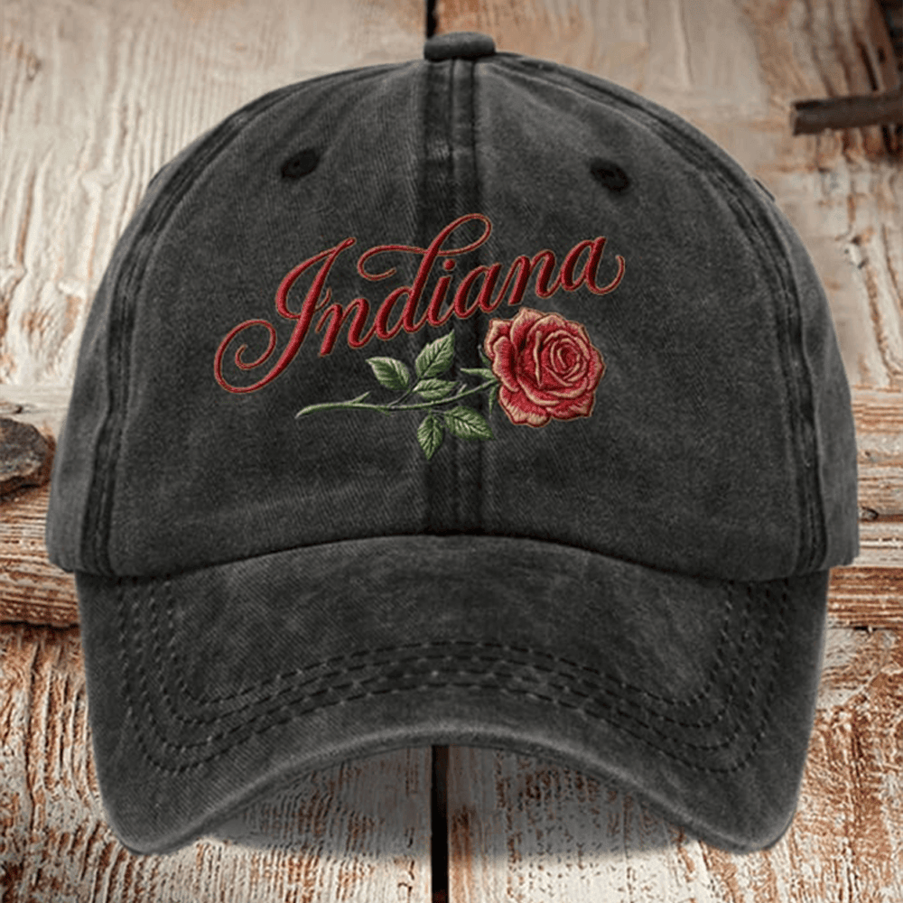Indiana Rose Bowl Football Hat Indiana Hoosiers Champs Baseball Cap Best Fan Gear Indiana Rose Bowl Football Hat Indiana Hoosiers Champs Baseball Cap Best Fan Gear - Image 1