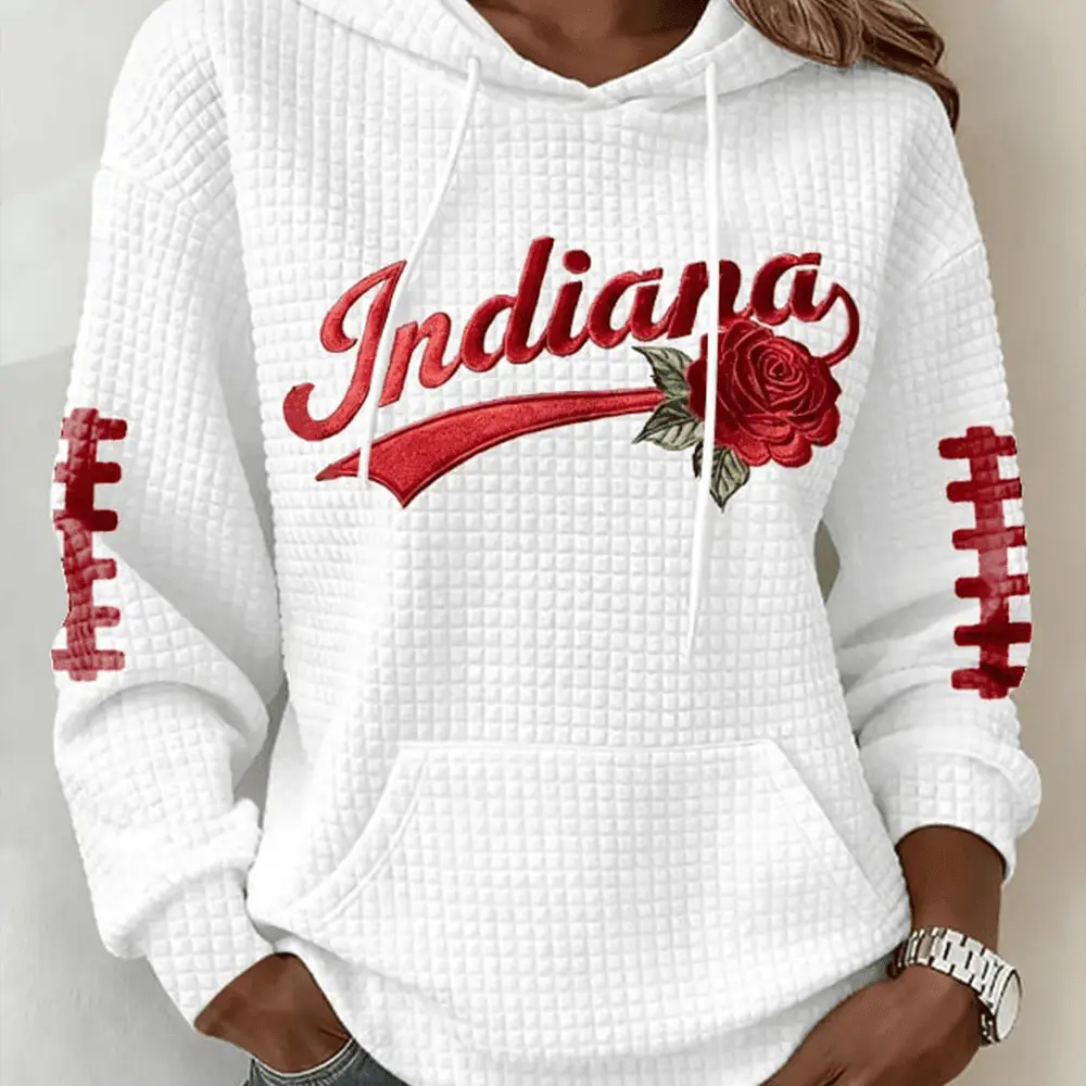 Indiana Rose Bowl Football Hoodie Indiana Hoosiers Apparel Gift Ideas For Fans