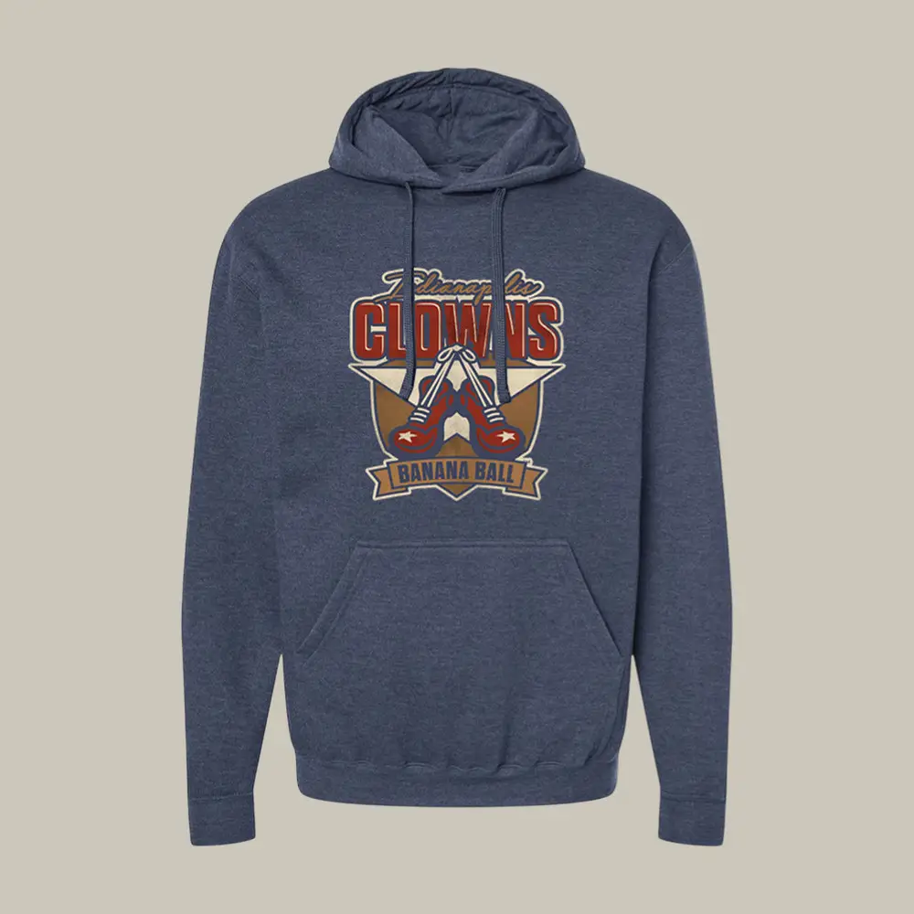 Indianapolis Clowns Classic Badge Hoodie Savannah Bananas Apparel Baseball Lover Gift