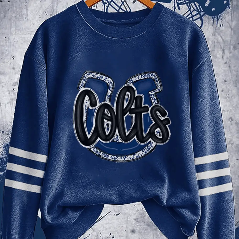 Indianapolis Colts Football Sweatshirt Football Apparel Colts Nation Gift Ideas