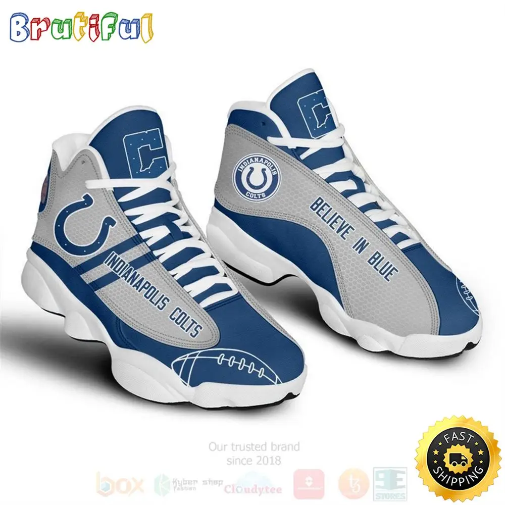 Indianapolis Colts Nfl Air Jordan 13 Shoes 2