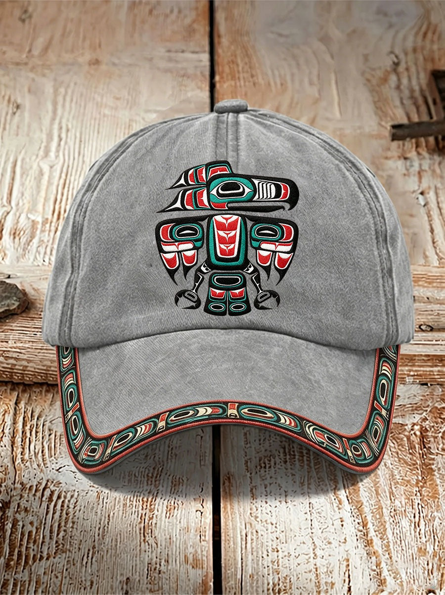 Indigenous Month Merch Haida Tlingit Native Raven Hat Native American Cap Gifts For Him