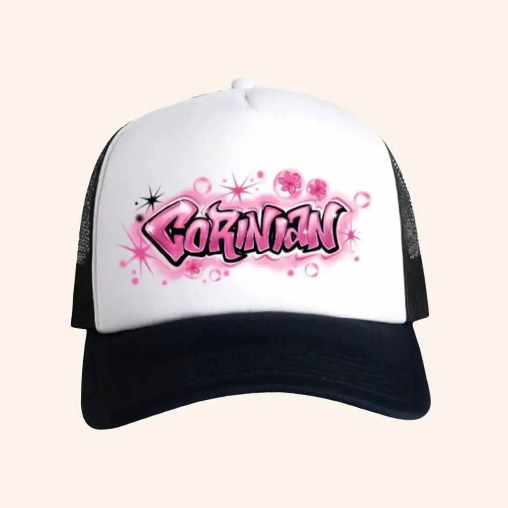 Interscope Merch Corinian Trucker Hat Birthday Gift Ideas For Sister -WearandDecor