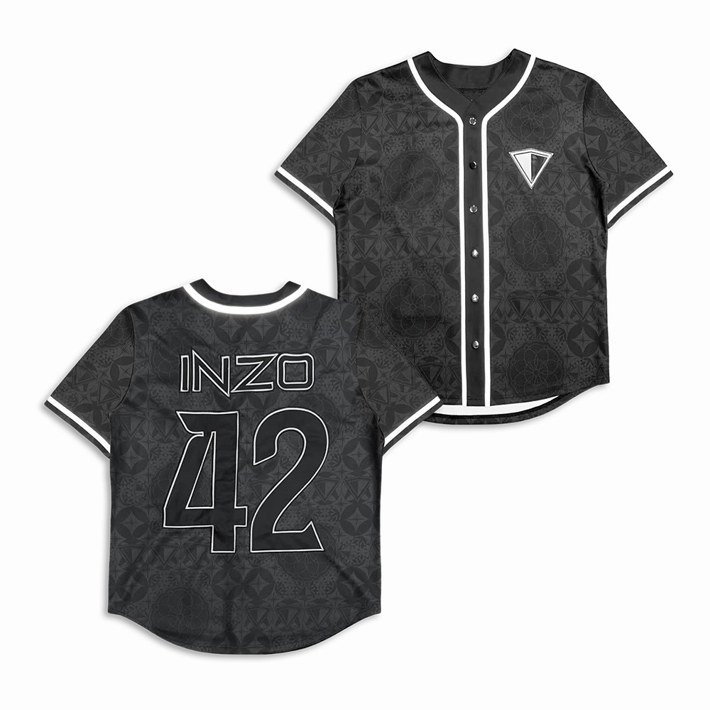 Inzo Merch Kaleidoscope Baseball Jersey Inzo Clothing Unique Gift For Fans Inzo Merch Kaleidoscope Baseball Jersey Inzo Clothing Unique Gift For Fans - Image 1